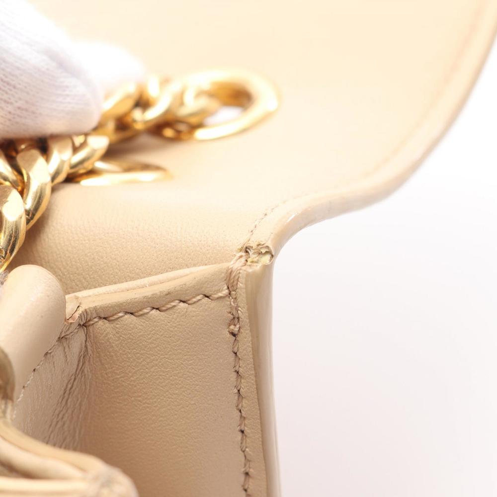 Celine Bag Triomphe leather beige Shoulder - Picture 5 of 7